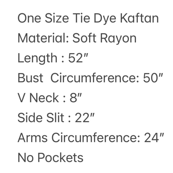 Tie Dye Boho Kaftan Spring Dresses Summer Dresses Maxi Dress Vacation - Picture 3 of 6